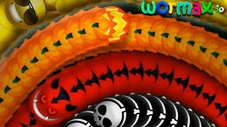 Wormaxio © Epic Wormaxio Beat 99514 Plus Unlucky Halloween Snakes  Wormax Hack World Not Record ✓ [upl. by Yelhak]