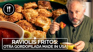 Prepara estos RAVIOLIS FRITOS CRUJIENTES con PANKO [upl. by Bushweller553]