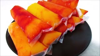 BOLIS DE MANGO CON CHAMOY Congeladas [upl. by Eibbob]