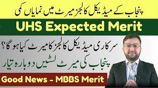 UHS Expected Merit 2023  UHS Merit Lists 2023  MDCAT 2023 Latest News [upl. by Elda167]