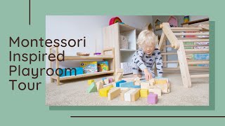 Montessori Inspired Playroom Tour  AD [upl. by Anelat429]