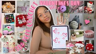 50 FREE crochet valentines day gift ideas [upl. by Einniw]