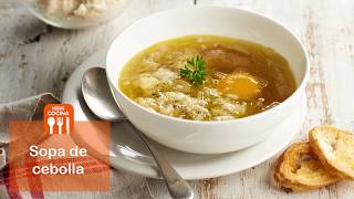 🥣 Sopa de cebolla  Recetas Nestlé Cocina [upl. by Heron]