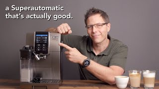 Delonghi Dinamica Plus Superautomatic Coffee Machine Review [upl. by Romeon982]