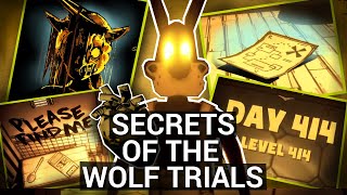 BATDS The Wolf Trials  All New Secrets amp Audio Logs Analyzed Bendy Theories [upl. by Ariem]