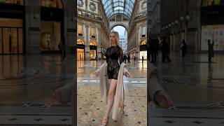 Scandalous lingerie walk in Milan 🇮🇹 [upl. by Leugimesoj]