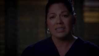 Callie and Arizona moments  Callie finds outquotApparently I lost youquot scene 9x24 aired 16052013 [upl. by Annauj]