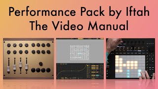 Performance Pack by Iftah  The Video Manual Ableton Live 12 [upl. by Hux]