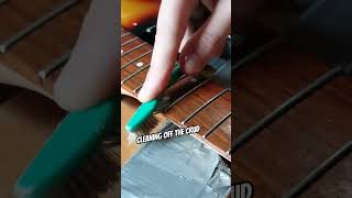 Fretboard Cleaning  guitartech metal guitarist [upl. by Everson]