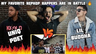 INDIAN RAPPER FIRST TIME REACTING TO UNIQ POET Vs LIL BUDDHA  RAW BARZ RAP BATTLE  REACTION [upl. by Ahasuerus858]