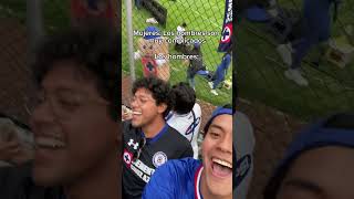 Los hombres no necesitamos mucho para ser felices 🚂😍💙 Cruz Azul [upl. by Armalda]