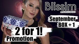 Blissim Promotion 2 for 1 September box  1 surprise Time to check [upl. by Cirri]