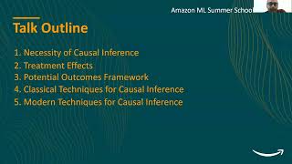 Causal Inference  Module8  Amazon ML Summer School 2024  Full Machine Learning Lectures [upl. by Janeen]