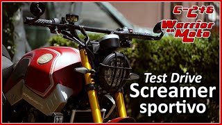 Vento SCREAMER SPORTIVO 250  Prueba de Manejo  Test Drive  Warrior En Moto 256 [upl. by Egdamlat]