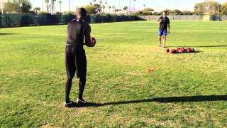 Pro Training w Kohls Kicking Standout Oakland Raiders Punter Marquette King 4 [upl. by Jp291]