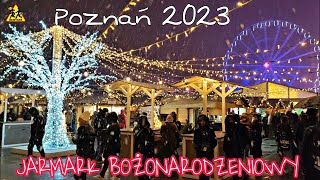 🎄🎁🎅 JARMARK BOŻONARODZENIOWY Poznań 2023 [upl. by Imot]