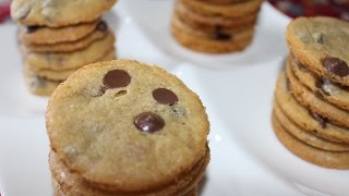 Como fazer Cookies com gotas de Chocolate [upl. by Akemihs]