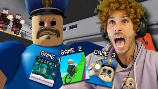 Playing the most POPULAR ROBLOX GAMES [upl. by Rentschler]