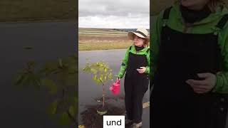 Ecoprotesters try to plant a tree in middle of a runway after taking over airport [upl. by Balduin]