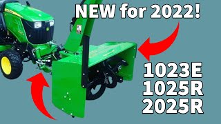 4 NEW John Deere 1025R Front Attachments  1023E 2025R Front 3 Point Hitch [upl. by Moran]