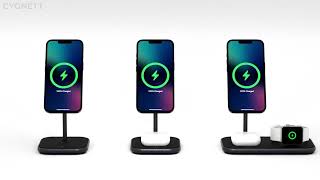 MagDesk Range  Magnetic Wireless Charging [upl. by Hcaz635]