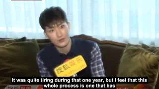 ENG SUB 130416 Zhou Mi Interview with Sohu TV [upl. by Enelhtak439]