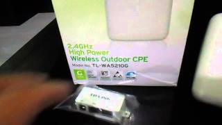 Tplink Wireless Outdoor Cpe Tlwa5210g 24ghz  Nanostation [upl. by Redep]