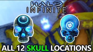 Halo Infinite  All 12 Skulls Locations Guide  Catacomb Achievement Campaign [upl. by Newmann]