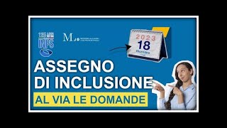 Assegno di inclusione come fare la domandaVIDEO [upl. by Elvia]