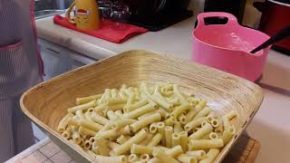 CLEAN WITH ME  COOKING BAKED ZITI WITHOUT MEAT PRT2 [upl. by Secnarf279]