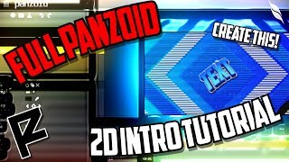 How to Make a 2D Intro with Panzoid Clipmaker 3 [upl. by Smailliw382]