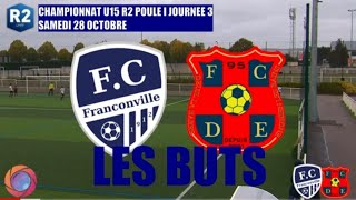 SAMEDI 28 OCTOBRE U15 R2 FC FRANCONVILLE  FC DEUIL ENGHIEN LES BUTS [upl. by Nahgeem942]