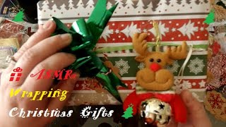 🎁 ASMR Wrapping Christmas Gifts 🎄 [upl. by Leina]