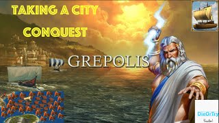 Grepolis  How to Take a City Conquest [upl. by Unni]