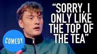 Give James Acaster A Real Cup Of Tea  COLD LASAGNE HATE MYSELF 1999  Universal Comedy [upl. by Gunner]