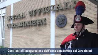 Gentiloni allinaugurazione dell’Anno accademico 20172018 della Scuola Ufficiali dei Carabinieri [upl. by Hayden]