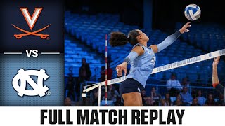 Virginia vs North Carolina Full Match Replay  2024 ACC Volleyball [upl. by Longtin872]