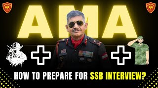 Ask Me Anything Session by Maj Gen Yash Mor  How To Prepare For SSB Interview ssbinterview [upl. by Eiffe]