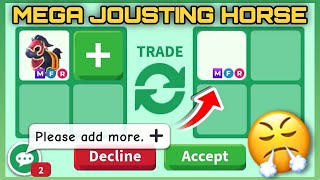 ğŸ”¥ğŸ˜¤ SERIOUSLY THEY WANT ME TO ADD BUT IM OVER LATEST OFFERS FOR MEGA JOUSTING HORSE adoptme [upl. by Einna639]