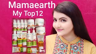 Mamaearth my top 12 products  RARA  skincare amp haircare [upl. by Lotsirhc]