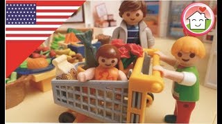 Playmobil Movie Shopping with the Hauser Family [upl. by Yrotciv]