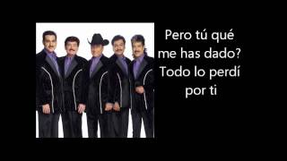 Los Tigres Del Norte  Golpes En El Corazon Letra Lyrics [upl. by Kesia]