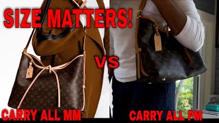 5 Reasons I Turned Down Louis Vuitton Carry All MM for The PM  KBotLV [upl. by Farver]