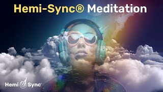 HemiSync® Meditation  Relaxing Binaural Pink Noise For Meditation amp Expanded Consciousness [upl. by Wallache]