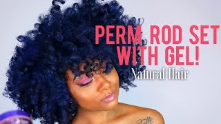 Defined Bouncy Curls  DETAILED Corkscrew Perm Rod Set on Natural Hair  The Mane Choice Cool Laid [upl. by Aicirtap]