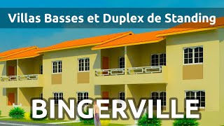 VILLAS BASSES ET DUPLEX EN VENTE A BINGERVILLE PROMOGIM ABIDJAN [upl. by Ivana91]