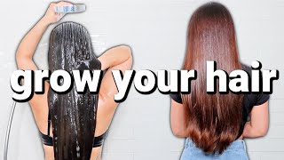 HOW TO GROW YOUR HAIR FASTER  Hair Growth Tips For Long And Healthy Hair [upl. by Ettennan]