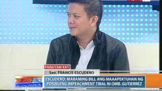 News to Go  Interview with Sen Chiz Escudero Financial advice on quotKita mo naquot 031011 [upl. by Gaynor]