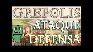 Grepolis ATAQUE y DEFENSA Gameplay en espanol [upl. by Aratas]