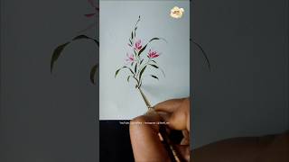 As Colors Meet Flowers Unfold shorts fine9art painting art asmr flowers [upl. by Ulric]